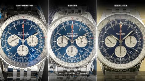 real breitling vs fake breitling